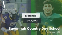 Matchup: \ vs. Savannah Country Day School 2017