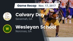 Recap: Calvary Day  vs. Wesleyan School 2017