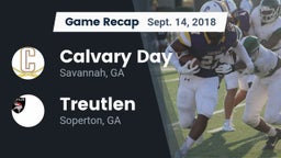 Recap: Calvary Day  vs. Treutlen  2018