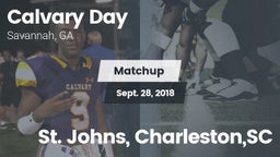 Matchup: Calvary Day vs. St. Johns, Charleston,SC 2018
