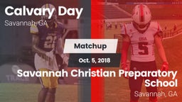 Matchup: Calvary Day vs. Savannah Christian Preparatory School 2018