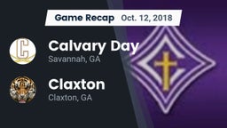 Recap: Calvary Day  vs. Claxton  2018