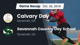 Recap: Calvary Day  vs. Savannah Country Day School 2018
