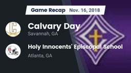 Recap: Calvary Day  vs. Holy Innocents' Episcopal School 2018