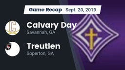 Recap: Calvary Day  vs. Treutlen  2019