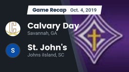 Recap: Calvary Day  vs. St. John's  2019