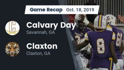 Recap: Calvary Day  vs. Claxton  2019