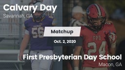 Matchup: Calvary Day vs. First Presbyterian Day School 2020