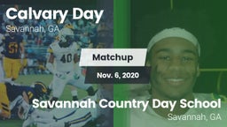 Matchup: Calvary Day vs. Savannah Country Day School 2020