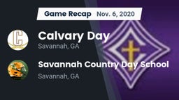 Recap: Calvary Day  vs. Savannah Country Day School 2020