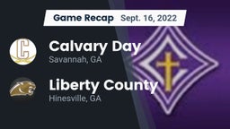 Recap: Calvary Day  vs. Liberty County  2022