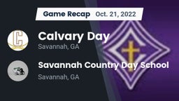 Recap: Calvary Day  vs. Savannah Country Day School 2022