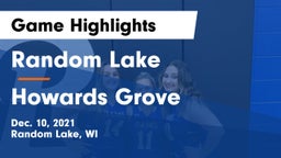 Random Lake  vs Howards Grove  Game Highlights - Dec. 10, 2021
