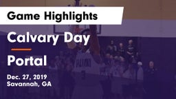 Calvary Day  vs Portal  Game Highlights - Dec. 27, 2019