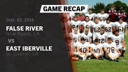 Recap: False River  vs. East Iberville   2016