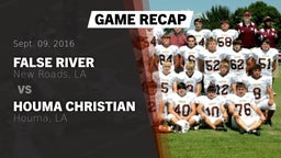 Recap: False River  vs. Houma Christian  2016