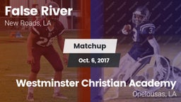 Matchup: False River High vs. Westminster Christian Academy  2017