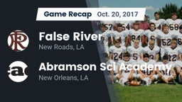 Recap: False River  vs. Abramson Sci Academy  2017