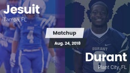Matchup: Jesuit  vs. Durant  2018