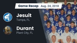 Recap: Jesuit  vs. Durant  2018