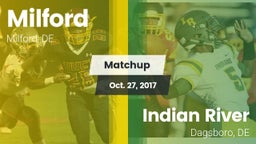 Matchup: Milford  vs. Indian River  2017