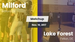 Matchup: Milford  vs. Lake Forest  2017