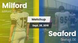 Matchup: Milford  vs. Seaford  2018