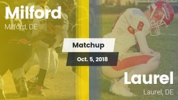 Matchup: Milford  vs. Laurel  2018