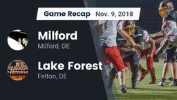 Recap: Milford  vs. Lake Forest  2018