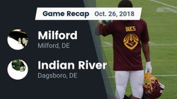 Recap: Milford  vs. Indian River  2018