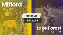 Matchup: Milford  vs. Lake Forest  2019