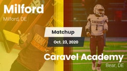 Matchup: Milford  vs. Caravel Academy 2020
