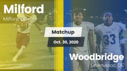 Matchup: Milford  vs. Woodbridge  2020