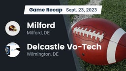 Recap: Milford  vs. Delcastle Vo-Tech  2023