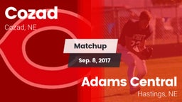 Matchup: Cozad  vs. Adams Central  2017