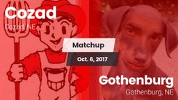 Matchup: Cozad  vs. Gothenburg  2017