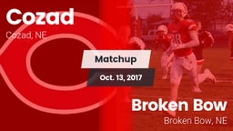 Matchup: Cozad  vs. Broken Bow  2017