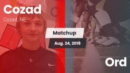Matchup: Cozad  vs. Ord 2018