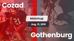 Matchup: Cozad  vs. Gothenburg 2018