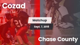 Matchup: Cozad  vs. Chase County 2018