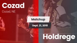 Matchup: Cozad  vs. Holdrege 2018