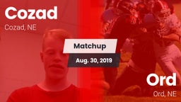 Matchup: Cozad  vs. Ord  2019
