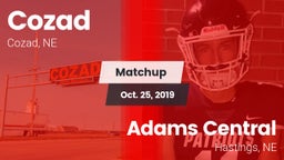Matchup: Cozad  vs. Adams Central  2019