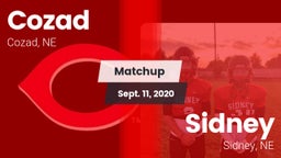 Matchup: Cozad  vs. Sidney  2020