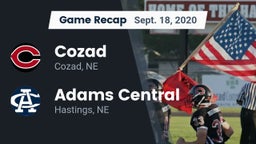 Recap: Cozad  vs. Adams Central  2020