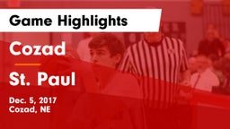 Cozad  vs St. Paul  Game Highlights - Dec. 5, 2017