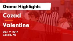 Cozad  vs Valentine  Game Highlights - Dec. 9, 2017