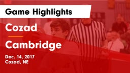 Cozad  vs Cambridge  Game Highlights - Dec. 14, 2017