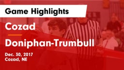 Cozad  vs Doniphan-Trumbull  Game Highlights - Dec. 30, 2017