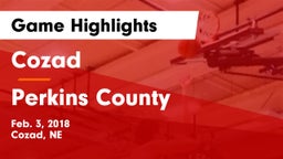 Cozad  vs Perkins County  Game Highlights - Feb. 3, 2018